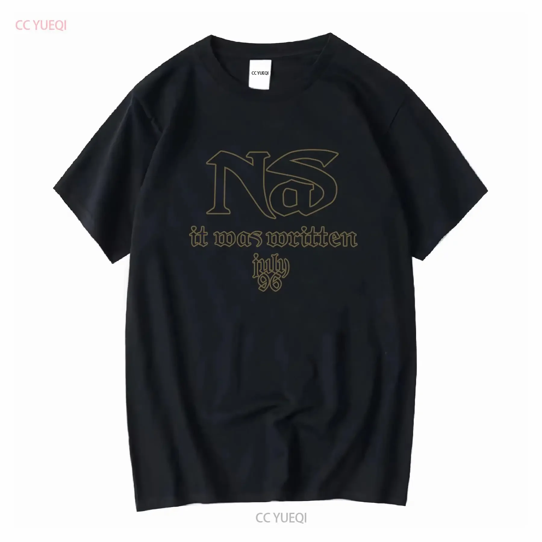 1996 NAS it was written vtg 90s rap hip hop promo illmatic T shirt Mobb Deep XL vintage Washed Versatile Soft streetwear