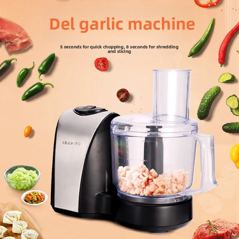 

Коммерческий измельчитель чеснока Delpor FP, кухонный инструмент для мяса и продуктов, металлический измельчитель для чесночной пасты