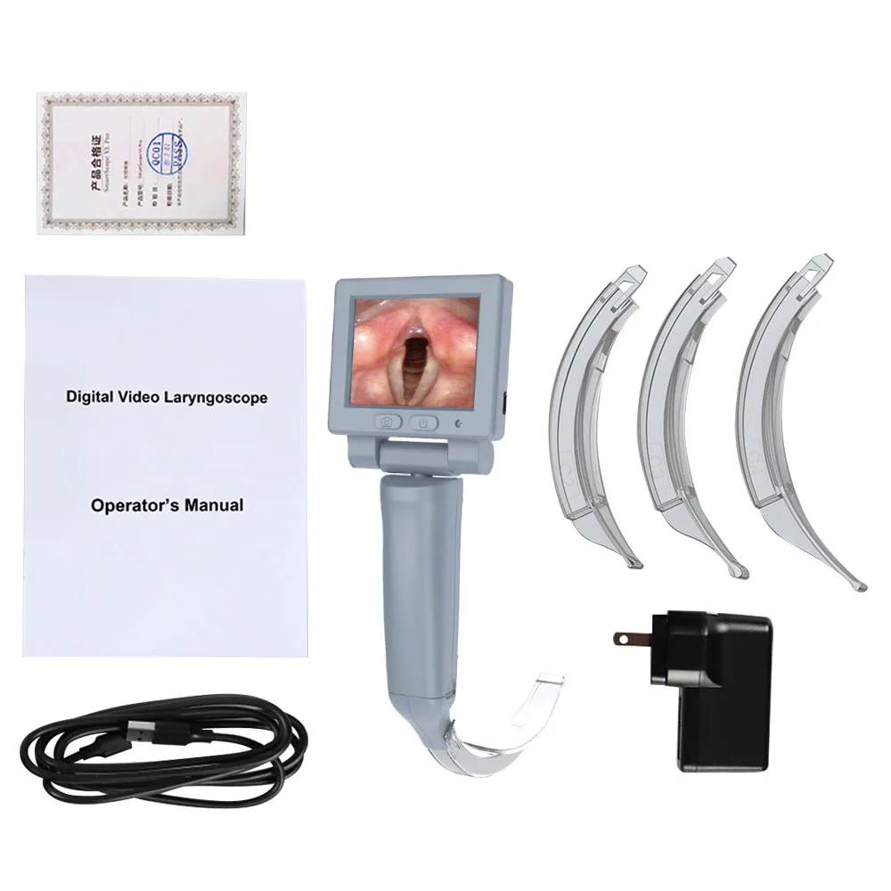 CONTEC CMS-GS2 Aryngeal Mirror Reusable Laryngeal Mirror Electronic Laryngoscope for Hospital surgical equipment