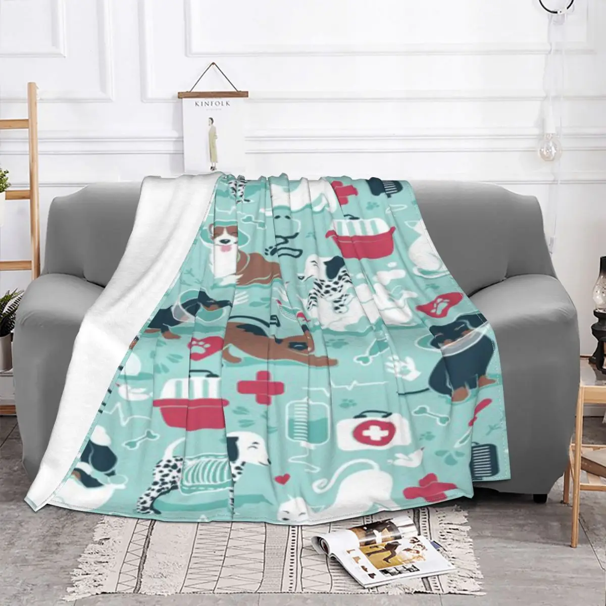 Veterinary 2368 Home Bed Blanket Blankets And Throws Throw Blanket