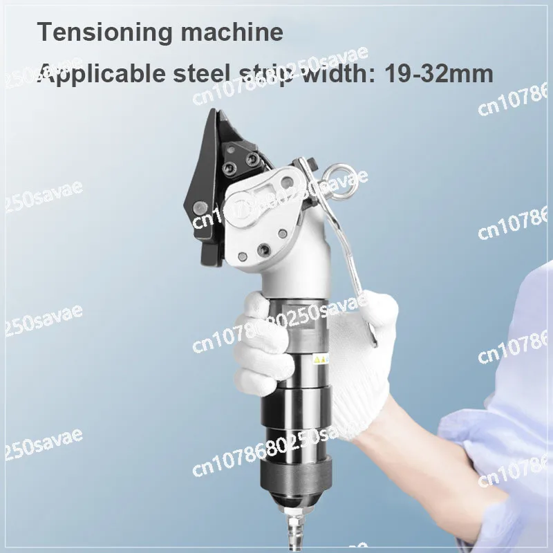 هوائي بالكامل 19/25/32 مللي متر سبليت نوع الصلب قطاع الشد وقطع آلة التعبئة حزام ناقل من الفولاذ الربط أداة #6