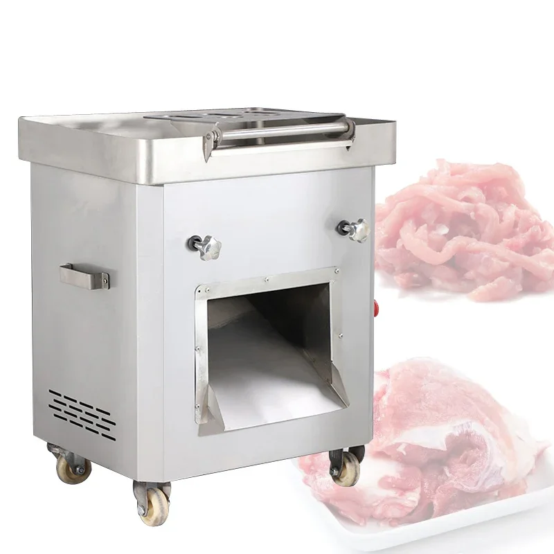 2200W Meat Cutting Machine Commercial Electric Stainless Steel Fresh Meat Slicing Shredding Cutting Machine