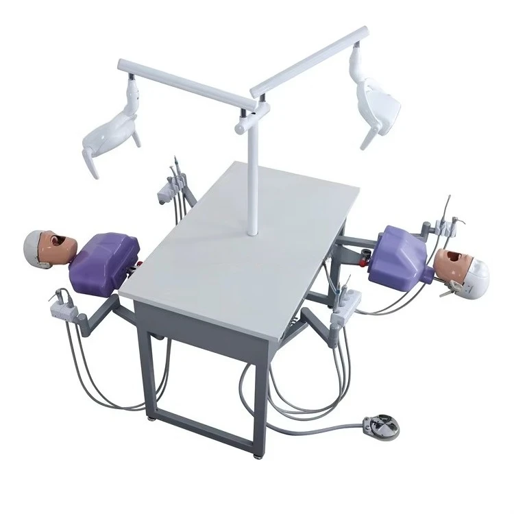 Double Person Electric Dental Simulation Units Dental Chair Simulator Unit for Dentist Training Education
