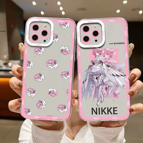 Game N-Nikke-S D-Doro Phone Case For IPhone 12 11 13 14 15 16 17MINI Max Pro Plus Shockproof Soft Clear Back Cover Coque