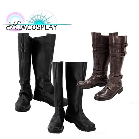 Adult Han Cosplay Solo Shoes Boots Retro Anakin Footwear TV Fantasia Halloween Knight Party Costumes Disguise Accessories Prps
