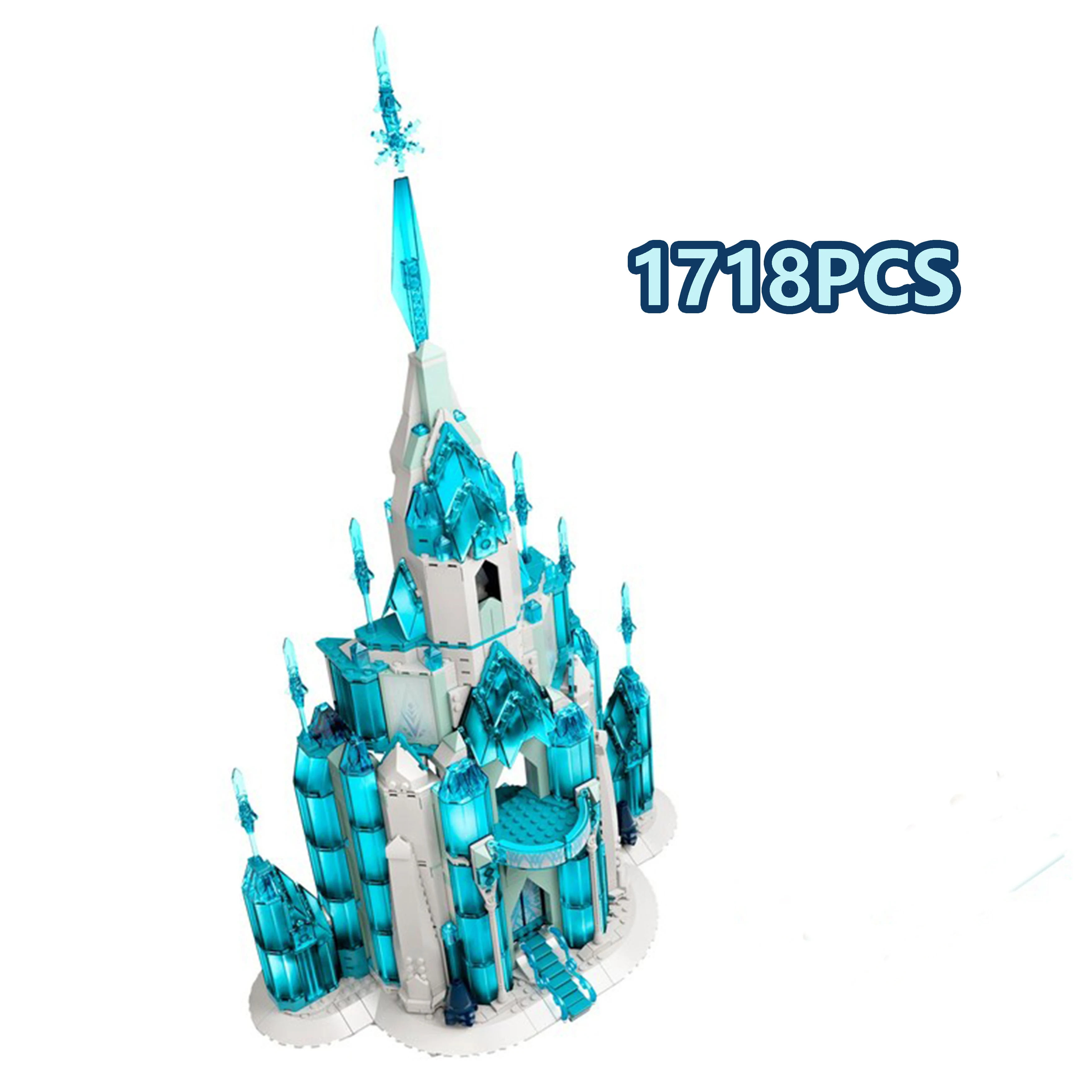 

Disney Frozen Elsa Ice Castle Magic Building Blocks Set Princess Fairy Tale Toy Christmas Gift for Kids