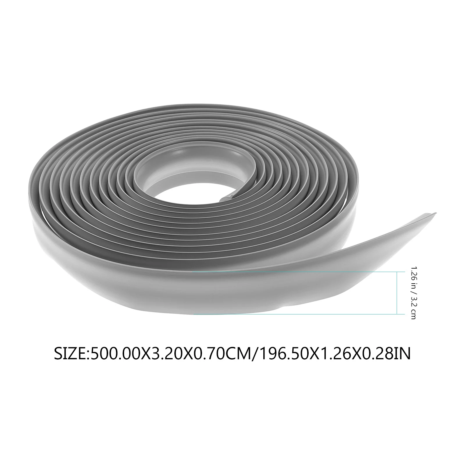 5M Carpet Edge Trim Strip Flexible Floor Transition Strip for Door Thresholds and Tile Flooring Edging Thresholds for Doorways