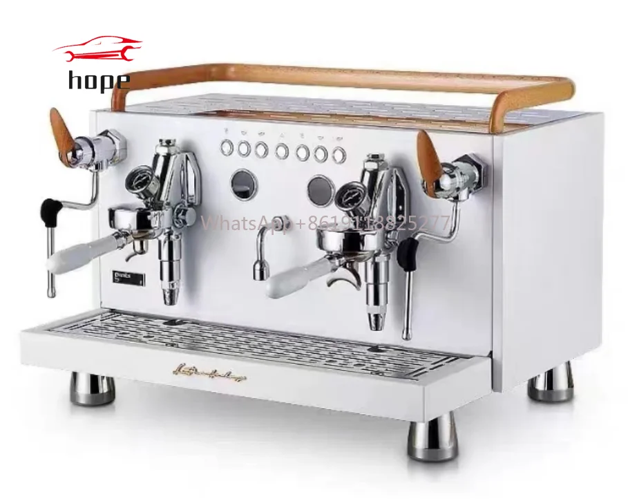 Professional Commercial Cafetiere Kaffeemaschine 2 Groups Cafetera Pump Semi Automatic Expresso Maker Espresso Coffee Machine