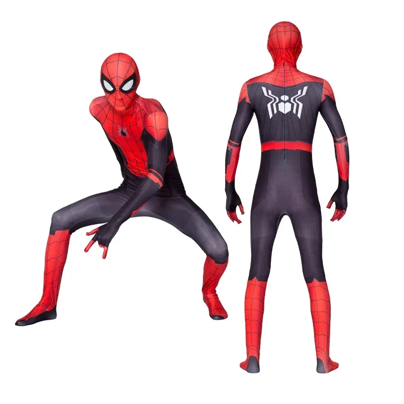 Marvel Legend Costume da Spider Man per adulti Bambino SpidermanSupereroe Uomo Donna Cosplay Tuta Fascia Costume di Carnevale di Halloween