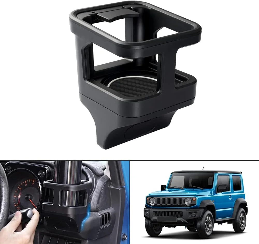 Water cup holder For Suzuki Jimny JB64 Sierra JB74W 2019 2023 Accessories Stick-on Cup Holder Car Interior Accessories