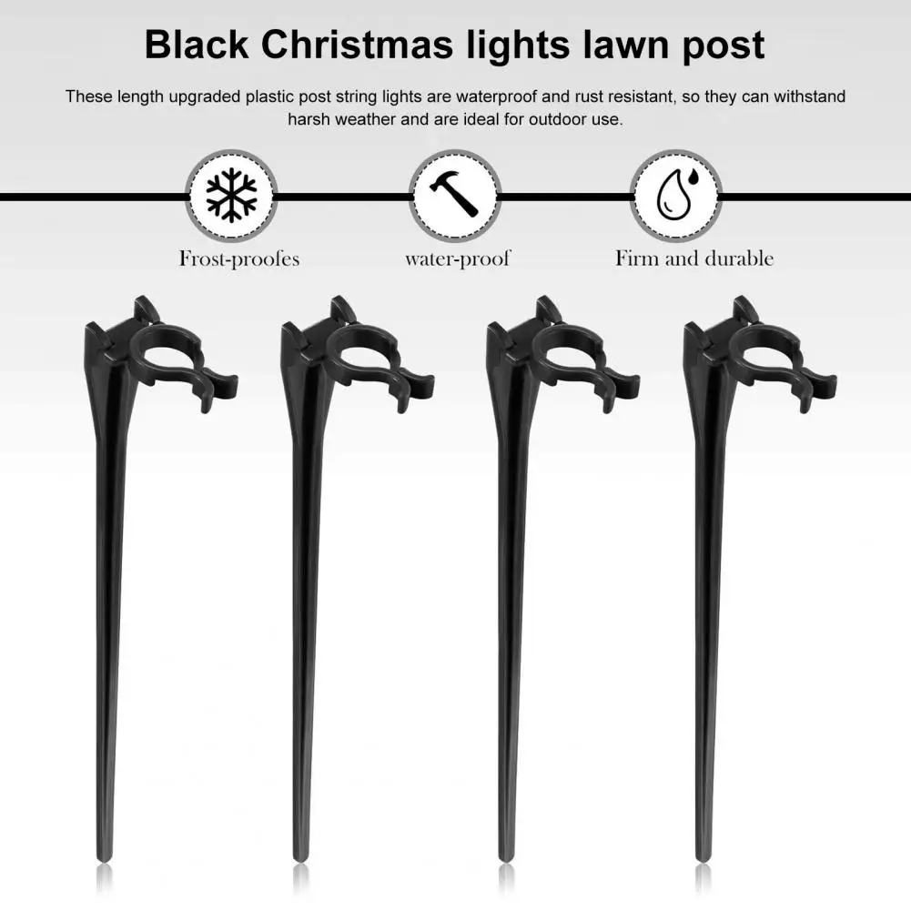 

Yard Light Stake Universal Ground Stakes for Outdoor Holiday Decorations Easy Installation Christmas for Garden for Landscaping