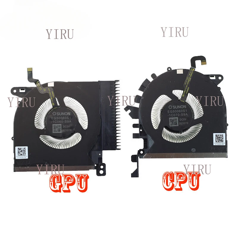 LL+ Laptop CPU GPU Cooling Fan DC5V for HP ZBOOK15 Studio G8 M74254-001