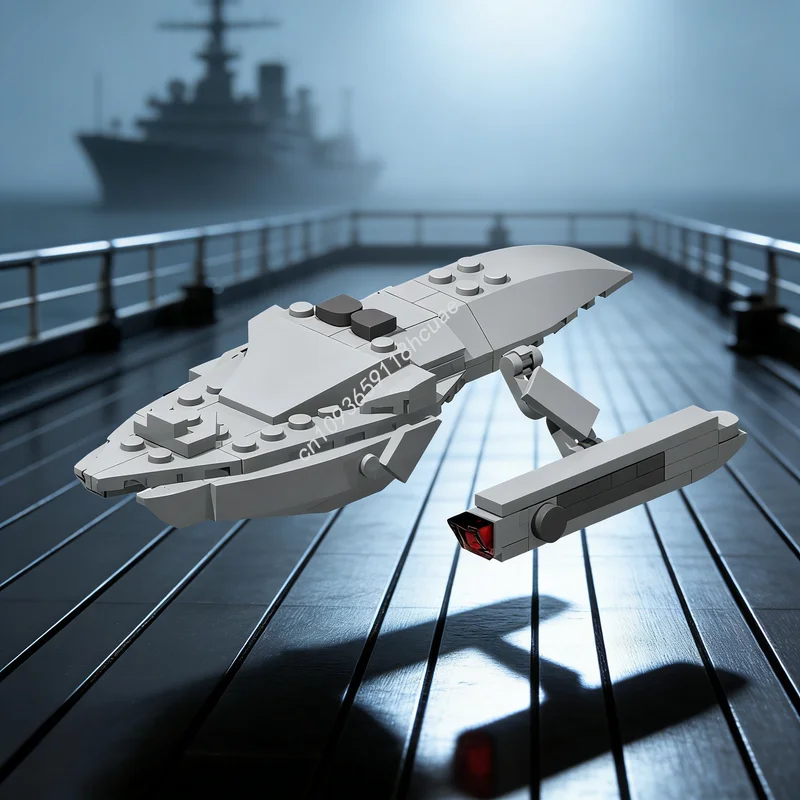 210pcs MOC Space Griffon Class Escort Model Building Blocks Construction Christmas Gifts DIY Toys Education Creative Idea