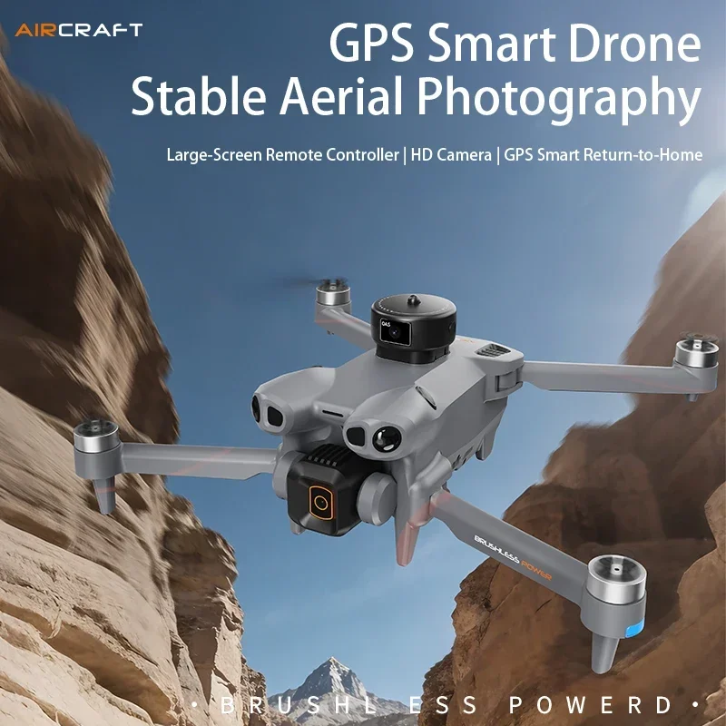 G500 8K HD GPS Drone With Screen Remote Foldable Optical Flow Obstacle Avoidance Long Range 5G WiFi FPV Aerial Quadcopter