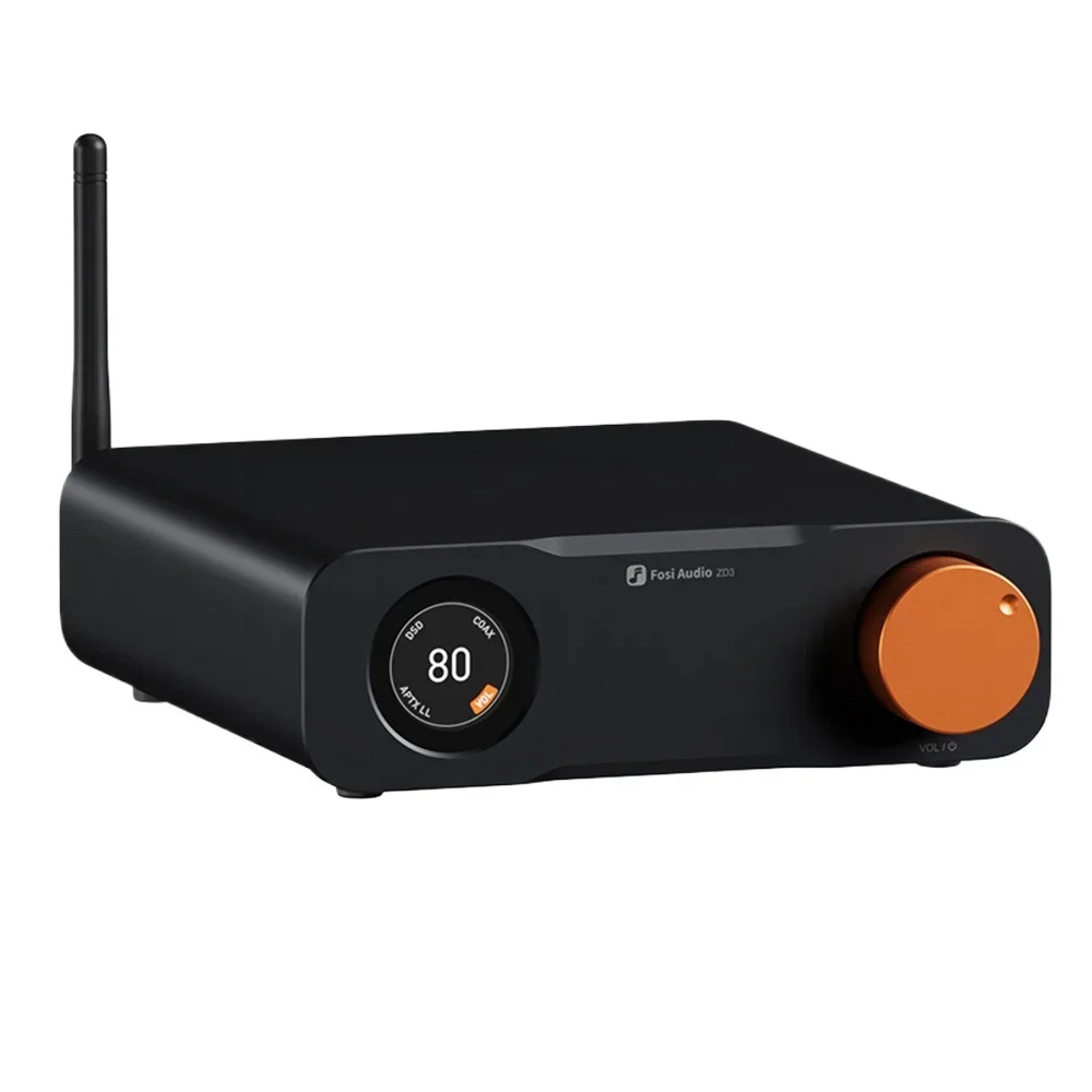 New In stock Fosi Audio ZD3 Blue USB Desktop DAC ARC Input, ES9039Q2M Fully Balanced Digital Decoder for Stereo Amplifier with R