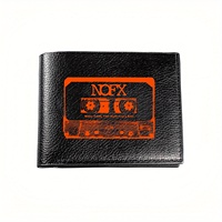 NOFX Cassette Tape Punk Rock Music Design Business Mens Casual Elegant Simple Practical Quality Wallet Stylish Printing Graphic