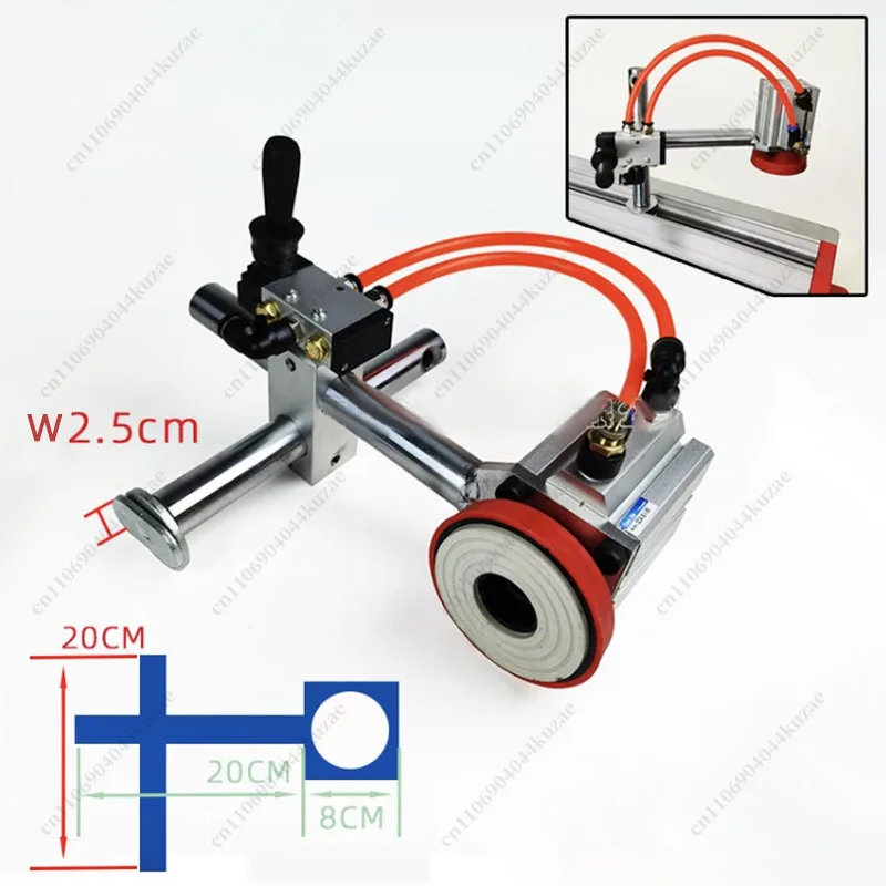 2025 Woodworking Cylinder Press, Precision Sliding Table Saw Ruler Press with Thick Front Press Plate for Panel Cutting