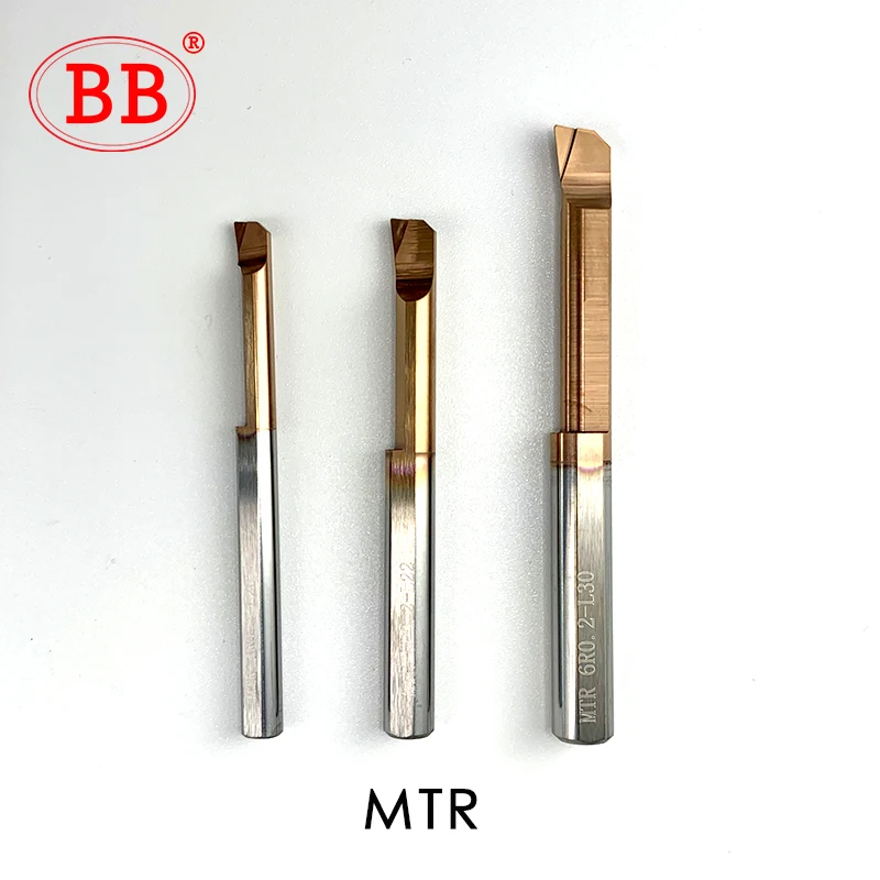 Barra perforadora de carburo BB MTR MTL, herramienta de torneado interno en miniatura, copia de orificio pequeño, cortador de torno sólido de