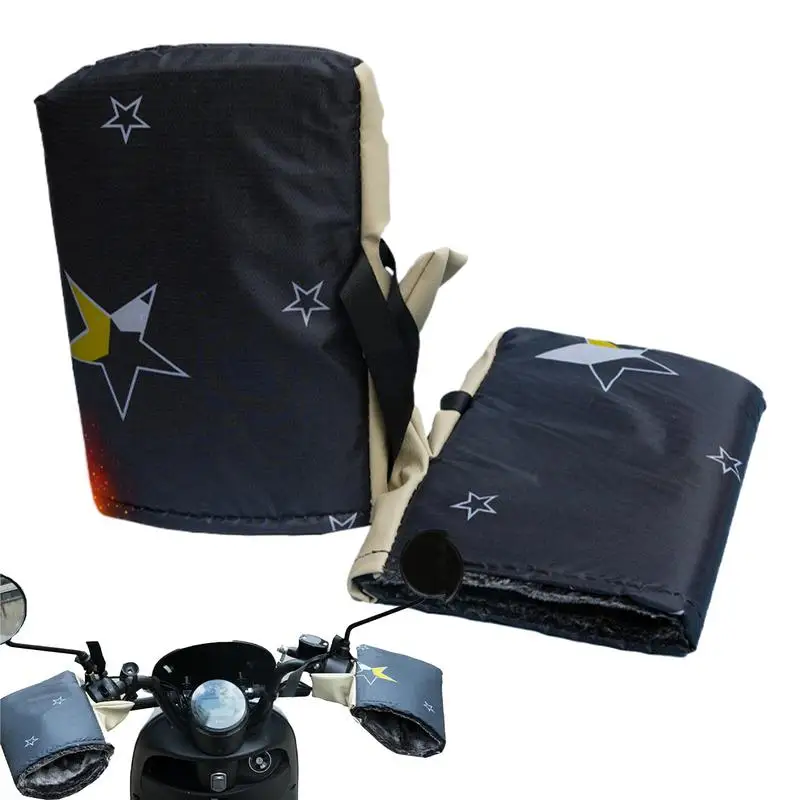 

Handlebar Mitts Motorcycle Gloves Muffs 1 Pair Motorcycle Bar Gloves Mitts Waterproof Winter Thermal Motorcycle Gloves For