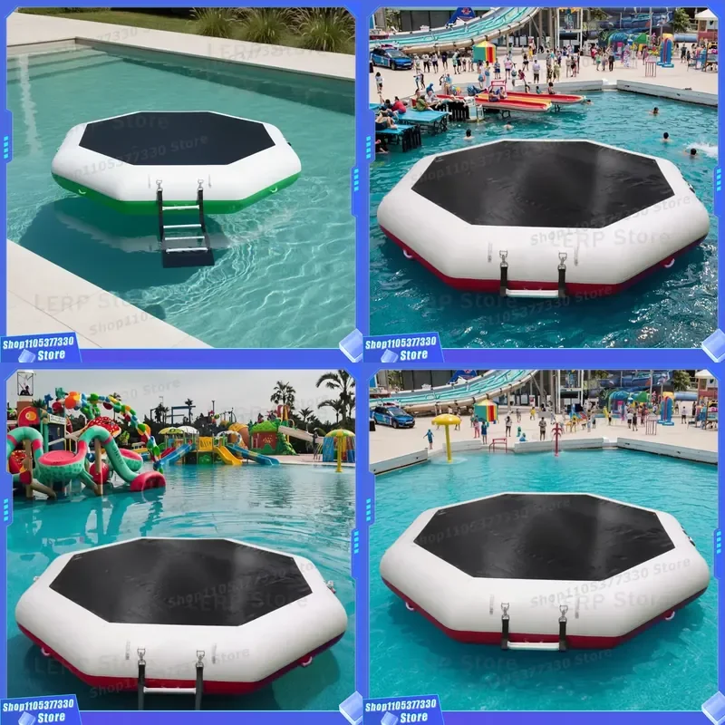 High Quality Inflatable Floating Water Jumping Bed PVC Sea Water Trampoline Inflatable for Adults and Kids