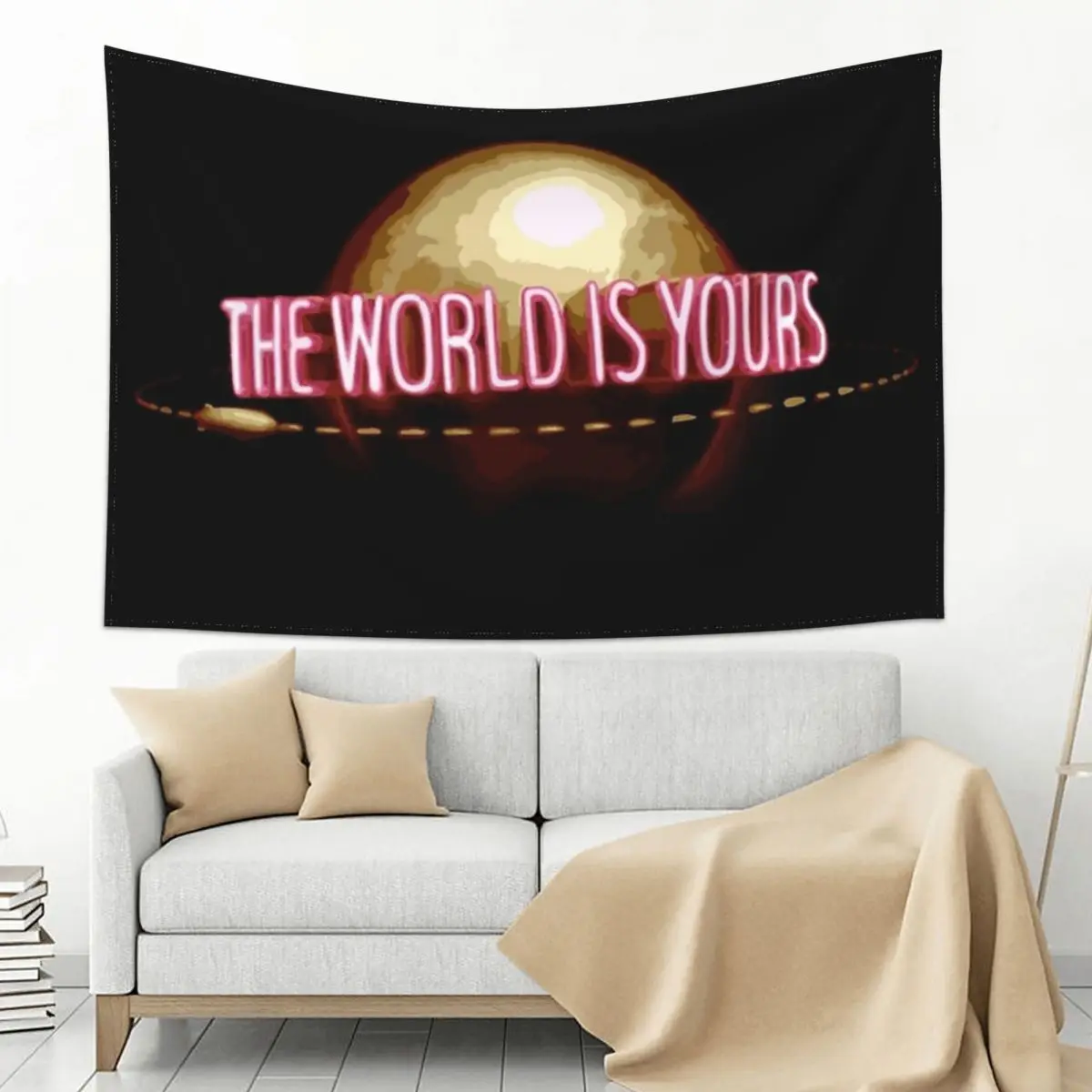

The world is yours Poster Tapestry Aesthetic Room Decor Decoration Room Room Decorating Aesthetic Tapestry