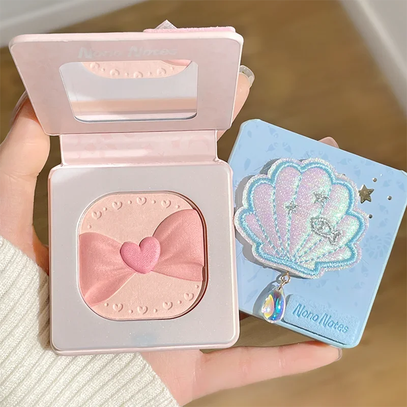 Maquillaje Koreano Blush Make Up Fard Evidenzia palette di ombretti Cipria per trucco a 4 colori
