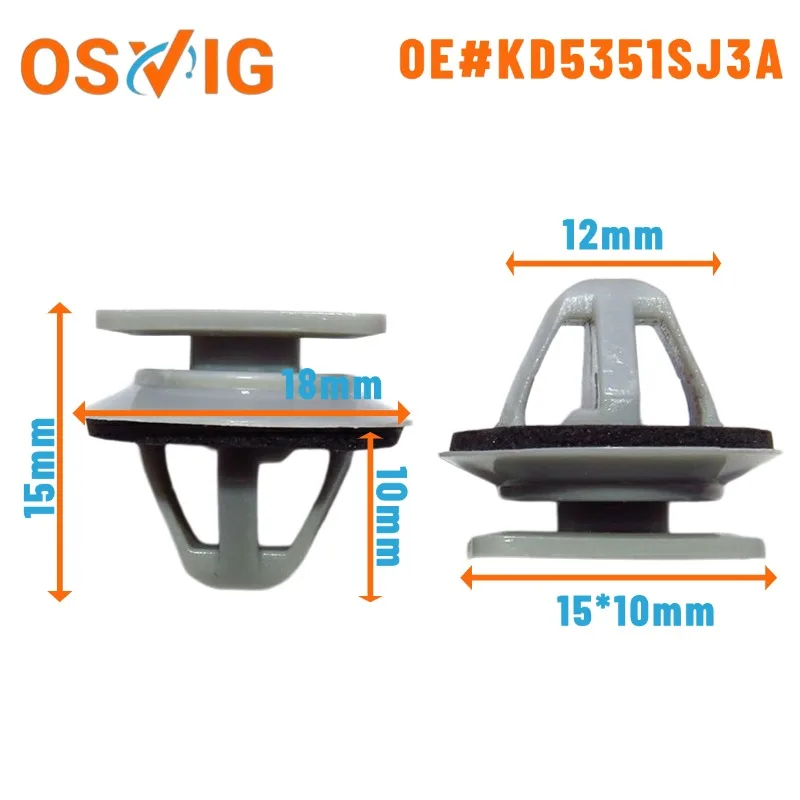 

20PCS OE#KD5351SJ3A Mazda CX-5 2013 - 2016 model wheel arch clips