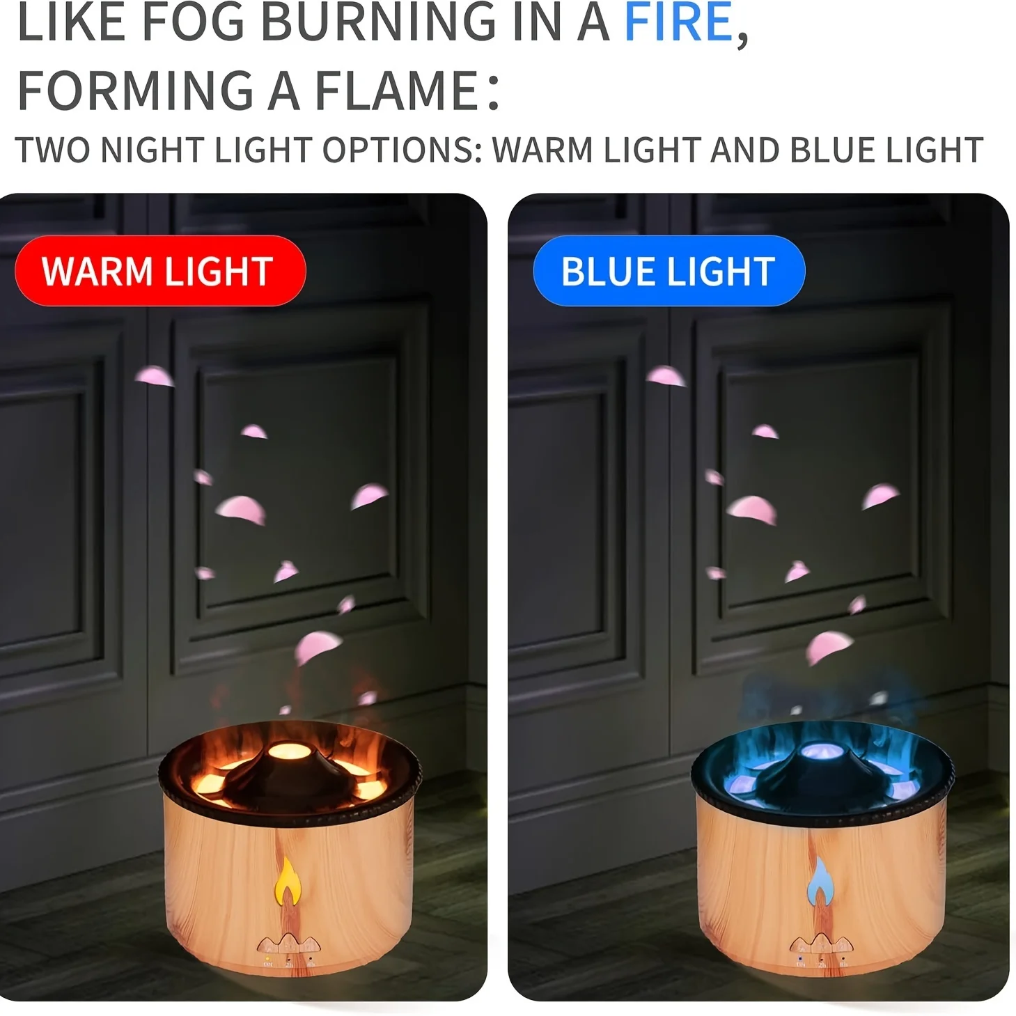 مرطب ناشر للعلاج بالروائح البركان ، أوضاع ضباب مزدوجة ، مؤقت إيقاف تلقائي ، بلاستيك خالٍ من بيسفا مع زيوت أساسية متضمنة ، صوفي