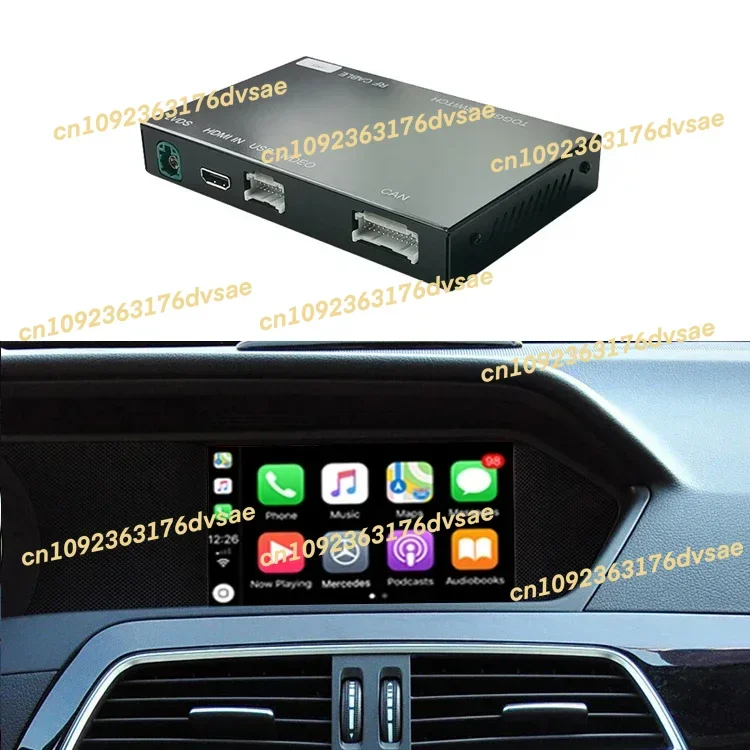 

NEW Road Top Multimedia Interface Car Play Module Decoder Box Wireless CarPlay Android Auto for Mercedes Benz C-Class W204 2011-
