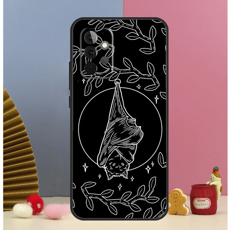 Skull Gothic Creepy Pastel Goth Case For Samsung Galaxy A52 A72 A13 A33 A53 A14 A24 A34 A54 A15 A25 A51 A71 A12 A32 Cover