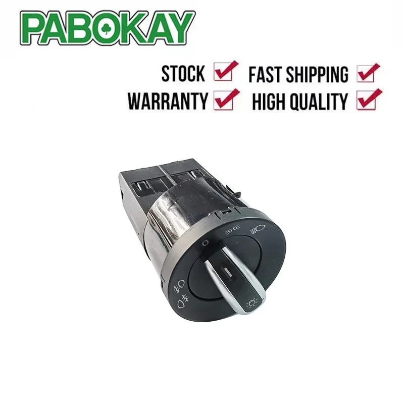 

Headlight Fog Lamp Control Switch Knob For VW Bora Golf IV 4 Lupo Polo Seat Skoda Ford 3BD941531 3BD941531A