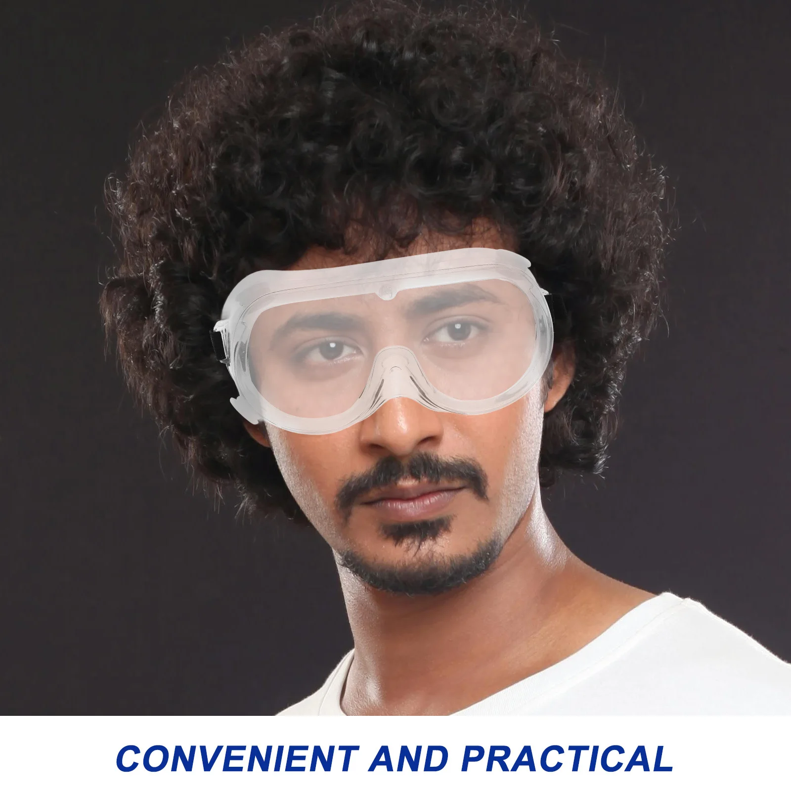 

2pcs Anti Fog Safety Transparent Lens Protective Eyewear For Windproof Debris Splash Resistance Lightweight Lab Industrial Use