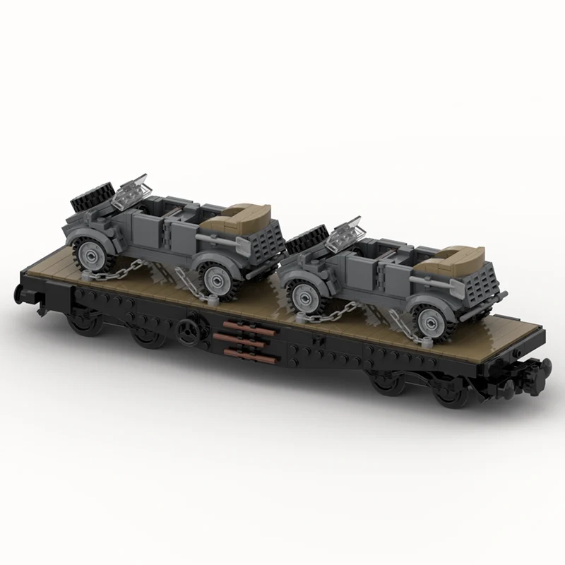 シティカーモデル MOC ビルディングブロック タイプ 82 重プラットフォームワーゲン モジュラーテクノロジーギフト ホリデーアセンブル 子供のおもちゃスーツ