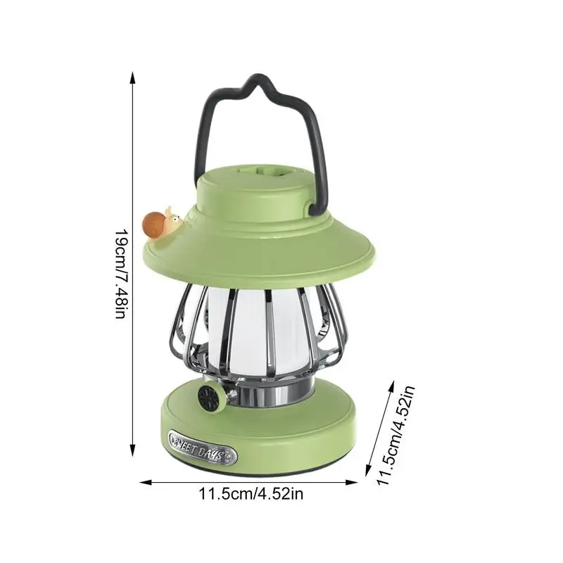 Tent Lanterns For Camping Lantern For Camping Portable Tent Light Camping Lights Snail Design Brightness Adjustment For Tents