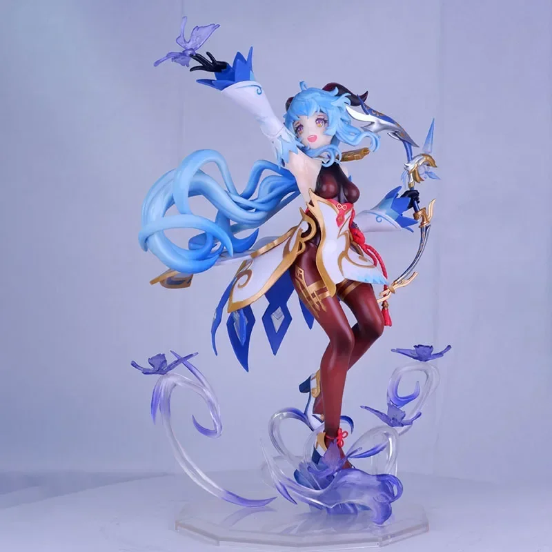 

26cm Genshin Impact Ganyu Bow And Arrow Beauty Girl Birthday Gift Pvc Action Figure GameMode Doll ToysOrnament Collection