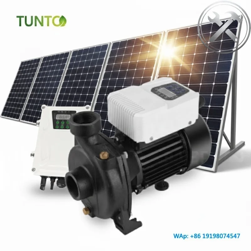 

Solar Surface Water Pump Kit 1Inch DC Motor Solar Irrigation Pump for Garden Farm