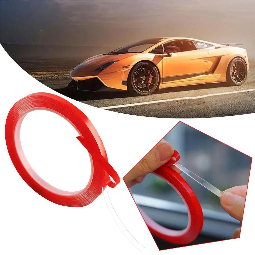 Double Sided Tape Nano Tape 3 Meter 6mm Width Tape Washable Adhesive Nano Traceless Sticker Glue Car Protect Sticker