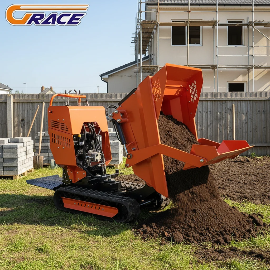 

800kg Small Crawler Mini Dumper EURO 5 EPA Approved Fast Delivery High Quality Mini Dumper Customize for Sale