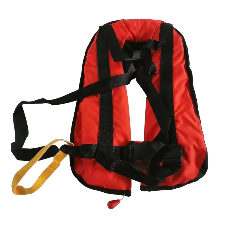 150N Buoyancy Adult Life Jacket Manual Automatic Inflatable Vest Double Gas Cylinder CE Certified Safety Gear for Boating