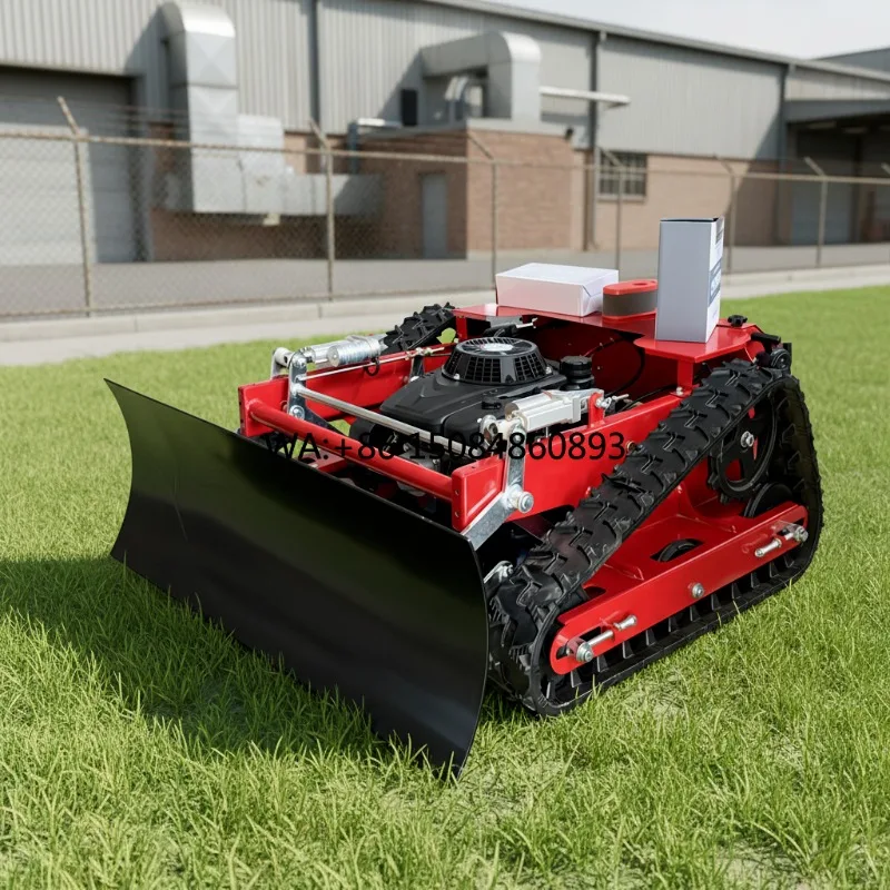 GardeningHigh-quality Lawnmower, Remote-controlled All-terrain Automatic Mowing Robot With Snow Plow Attachment.gardening Tools