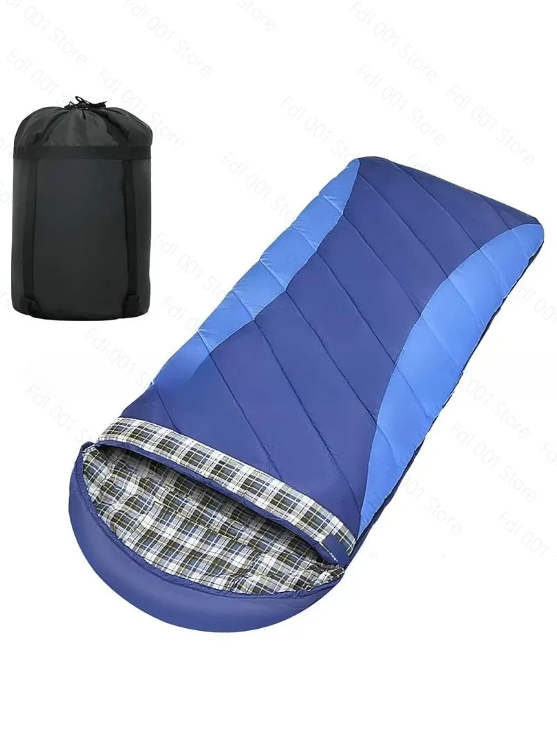 2026 Cross-border new winter sleeping bag widened and thickened thermal envelope sleeping bag outdoor camping adult quilt