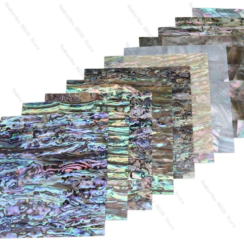 Natural Abalone Shell Mother Of Pearl Inlay Material Large Shell Pieces Decorative Craft Material Jewelry Inlay Handmade DIY