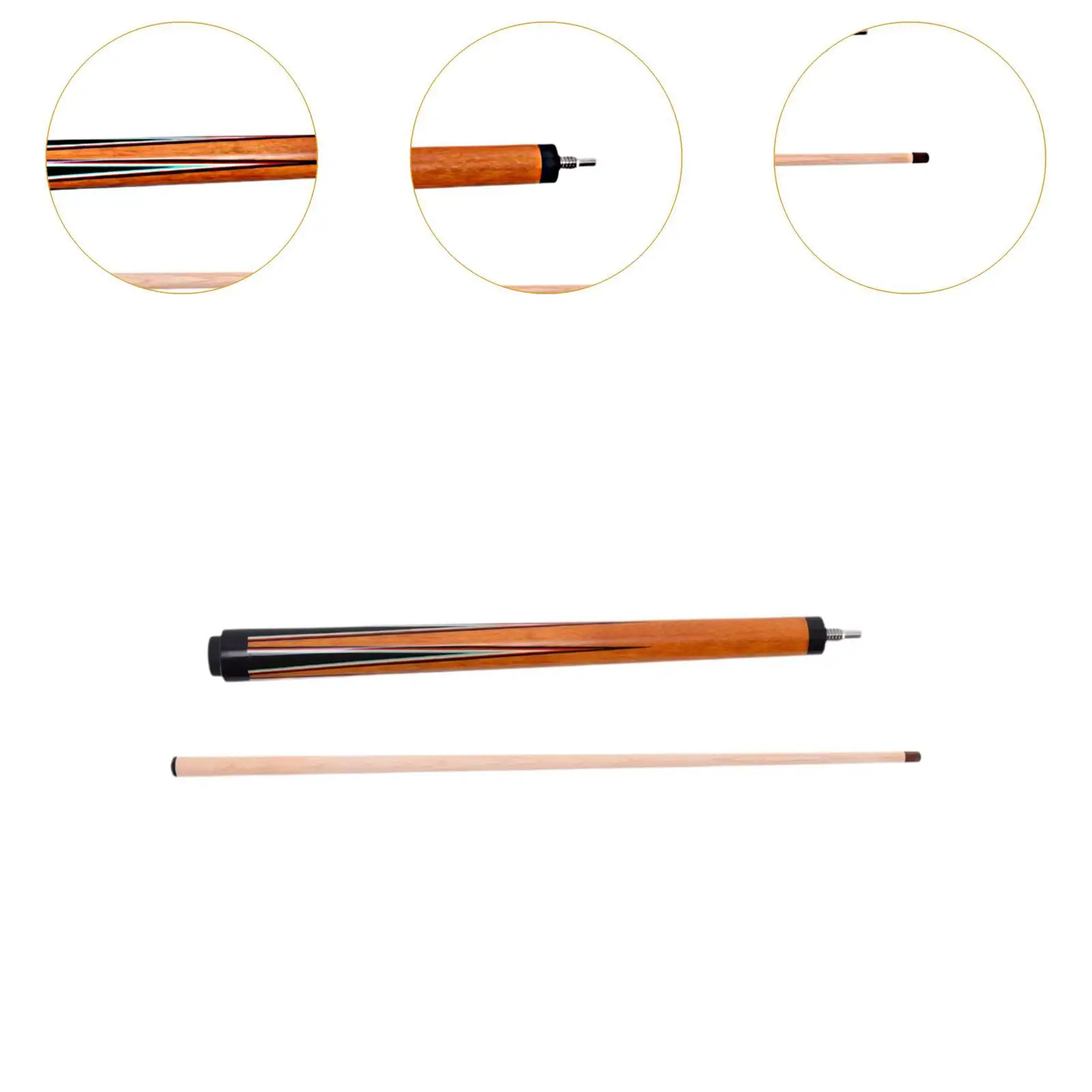 Stecca da salto Lunghezza 120 cm 13 mm Bastone da biliardo con punta grande per la pratica del bar dei giochi