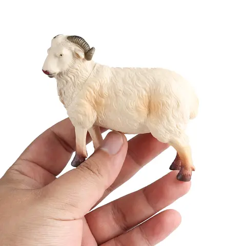 Oenux Farm Modell Simulering Gås Anka Gris Höna Ko Häst Får Actionfigurer Fjäderfä Djur Figur Miniatyr Söt Barnleksak 8 best sales leksaker med bondgårdsdjur - №2