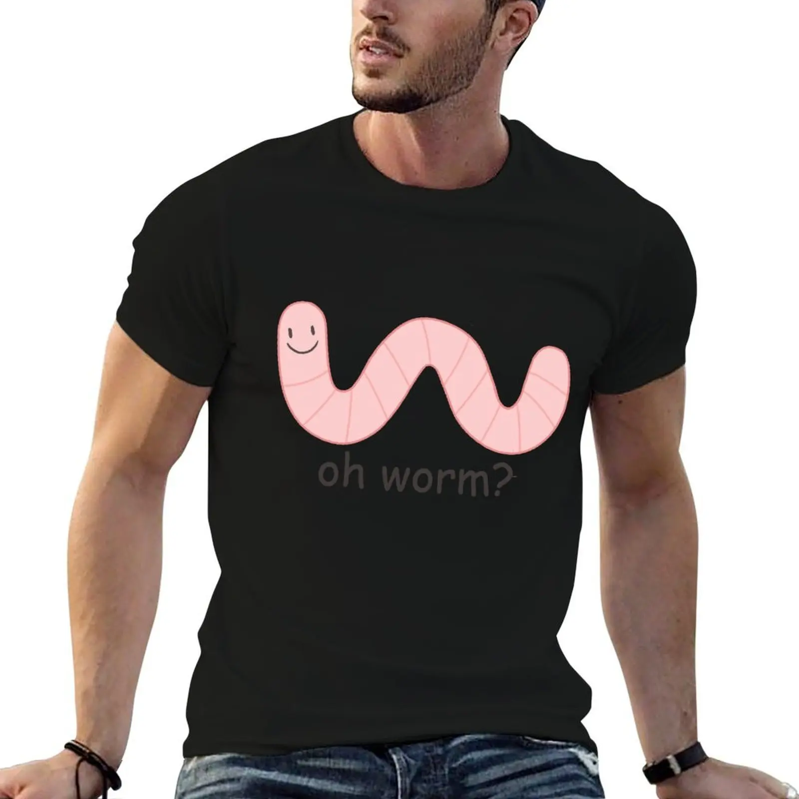 

oh worm T-Shirt man t shirt luxury t shirt man plain man t shirts graphic T-shirt