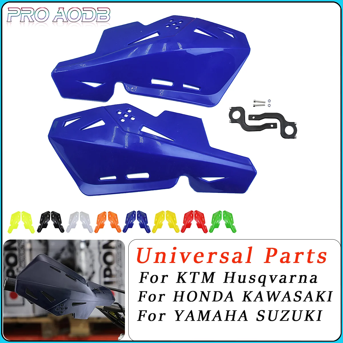 

Motocross 22mm Nylon Handguard Protection Protector For Motorcycle Dirt Pit Bike ATV Quads Enduro Universal Handbar Hand Guards