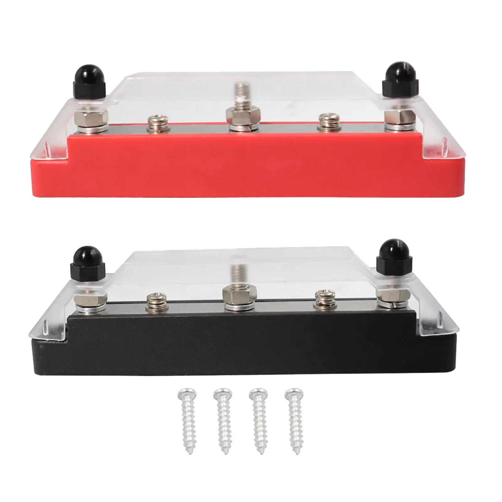 Power Distribution Terminal Block, 5 Way Busbar, Battery Terminal Distribution