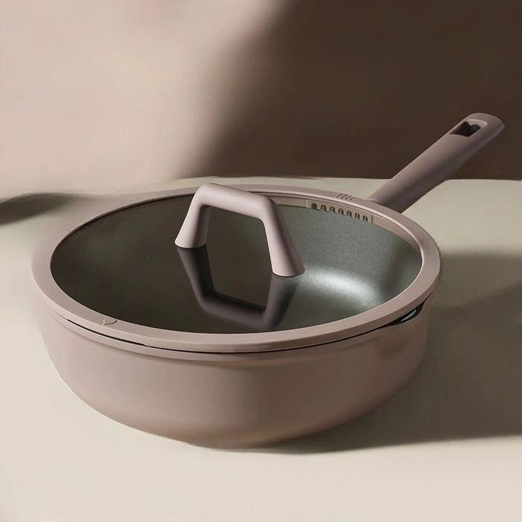 

Non stick pan, use flat-bottomed deep frying pan, stir-fry, gas stove induction cooker titanium, non stick