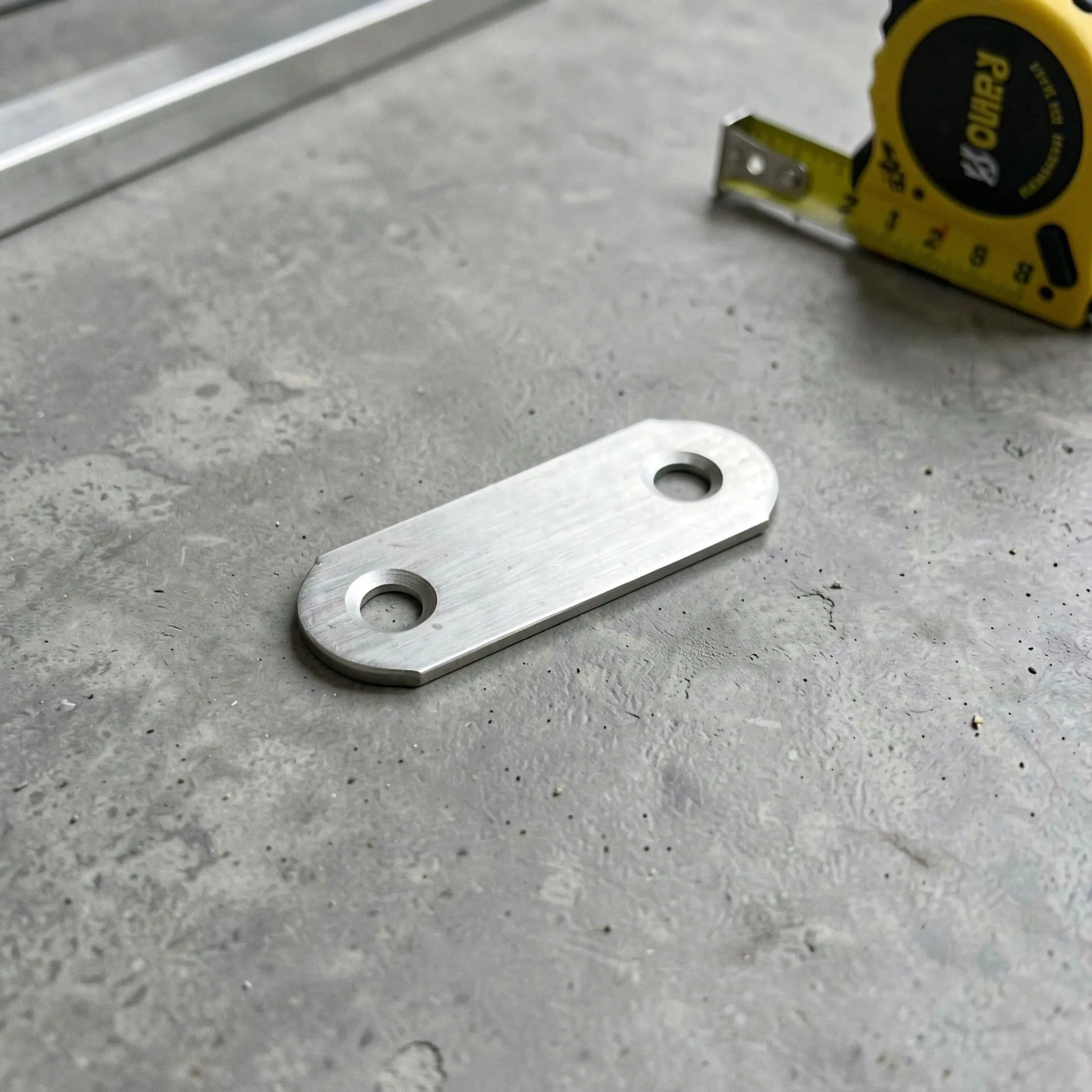 50Pcs Stainless Steel Furniture Plate Heavy Duty Straight Brace Flat Joining Mending Plate Wood Repair Connector for Cabinet Bed