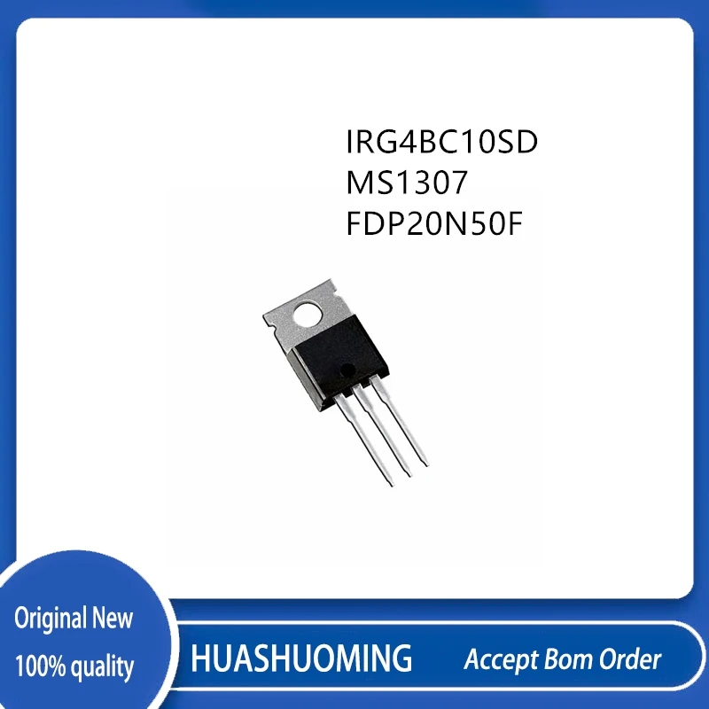 10Pcs/Lot  G4BC10SD  IRG4BC10SD MS1307 FDP20N50F FDP20N50 TO-220